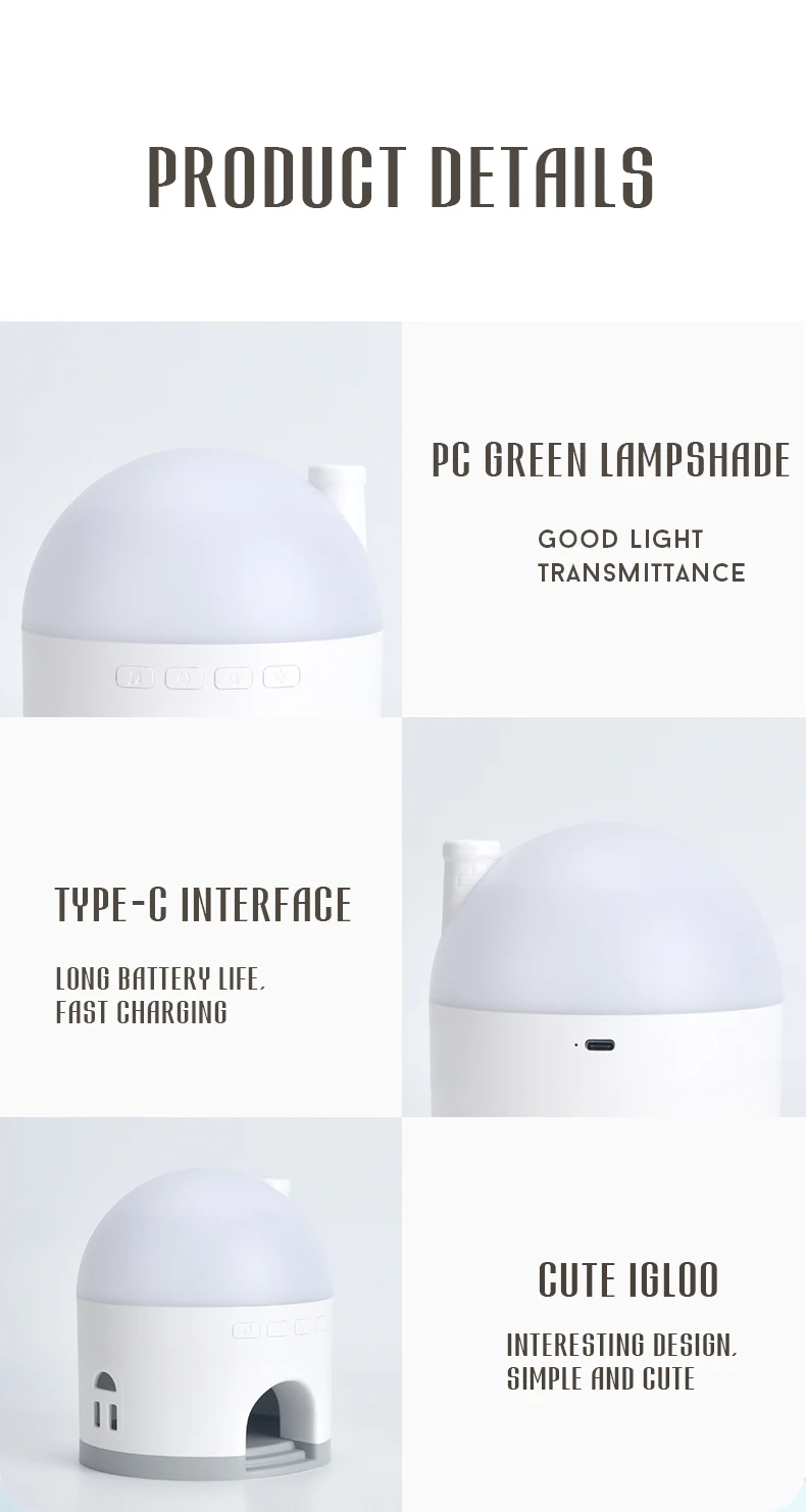 360 Degree Rotating Atmosphere Led Projector Lamp Music Romantic