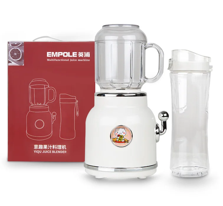 Multifunctional Double Cup Food Mixers Blender Fruit Juicer Machine