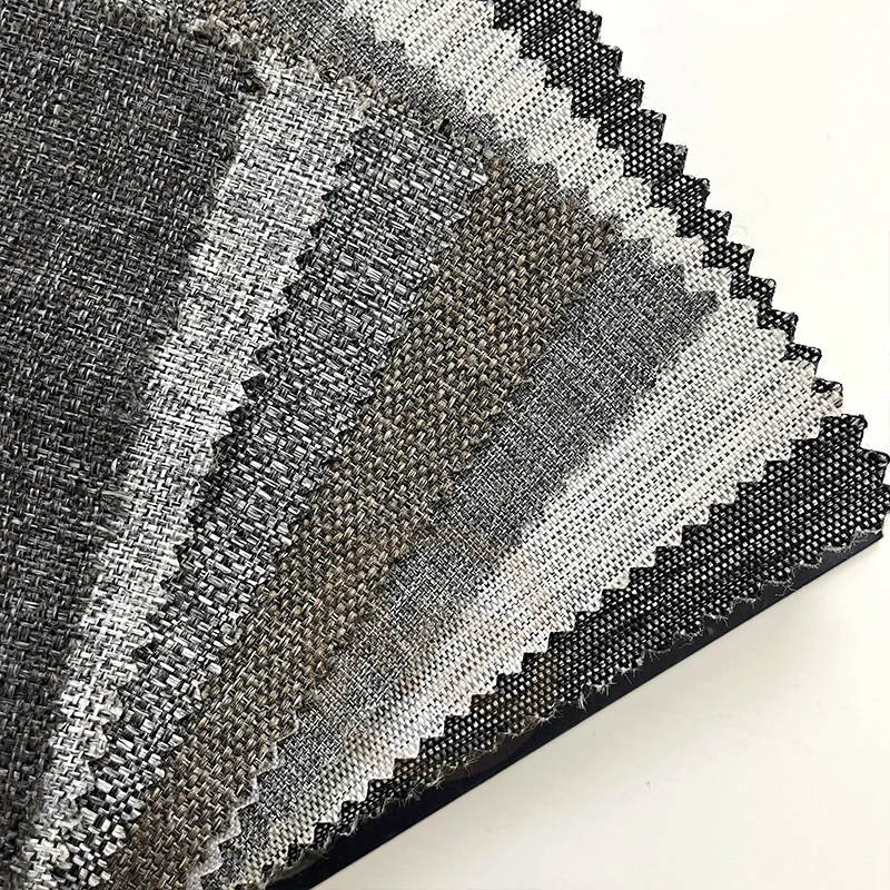 Linen Look Fabrics Textiles Outdoor Sofa Fabric Upholstery Waterproof