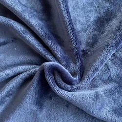 Recycled polyester fabric fleece flannel plush fabric for blanket