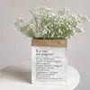 Medium size, 10 white baby's breath flowers