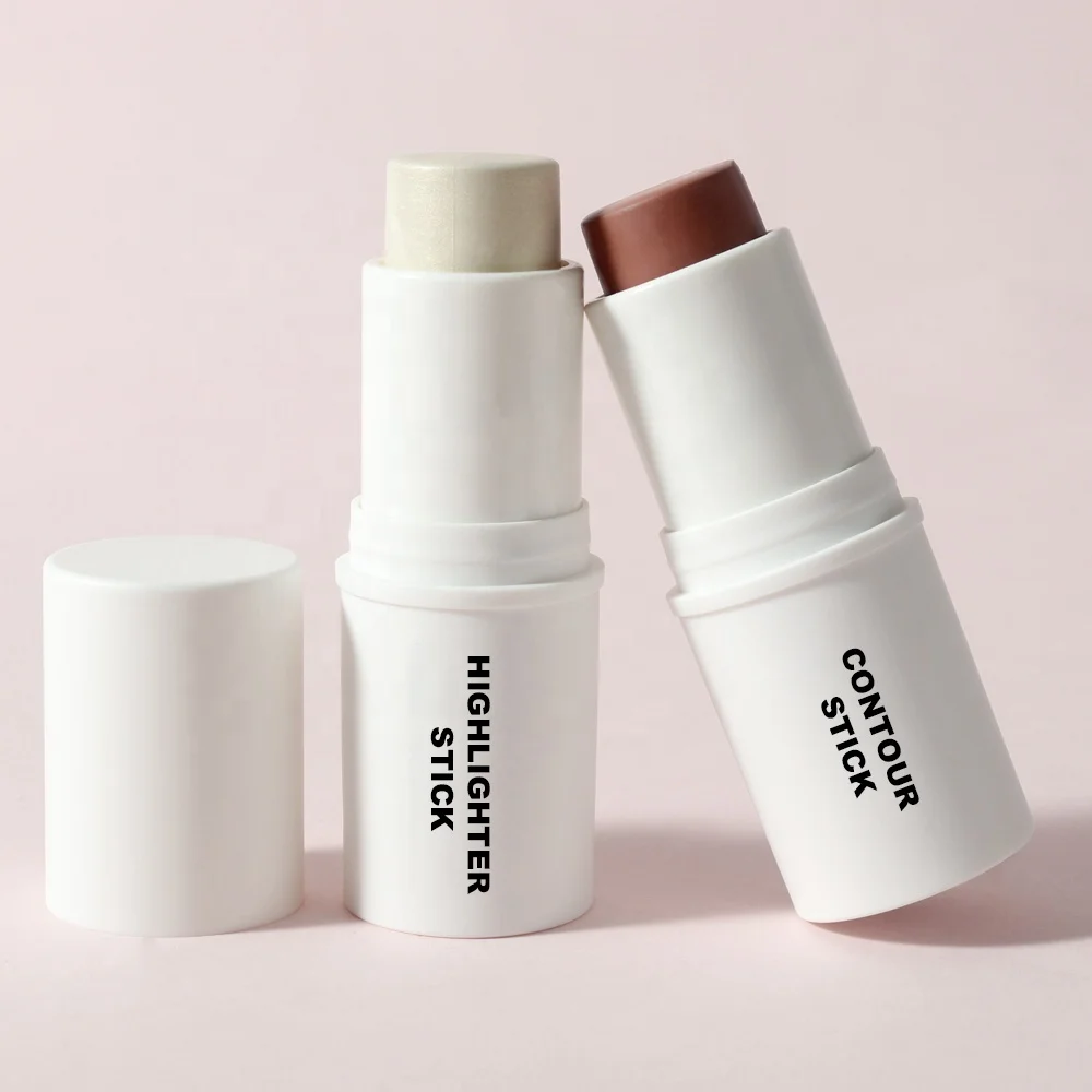 Face Makeup Cosmetics Contour and Blush on Stick Highlighter Custom Lip and Cheek Tint Rebranding Vegan Maquillaje Cream Blush