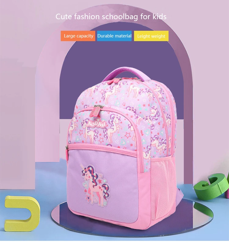 Donald Duck Bag Fashionable Design Daypack for School Girls Boys &  Preschool Kids with Crossbody Bag Pencil Case 3Pcs/Set 