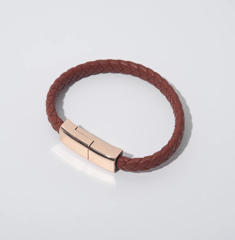 Скрученный кожаный браслет 20 см, короткий USB-кабель для зарядки и передачи данных для Iphone, Тип C, микро-зарядное устройство, браслет, зарядный usb-кабель для передачи данных