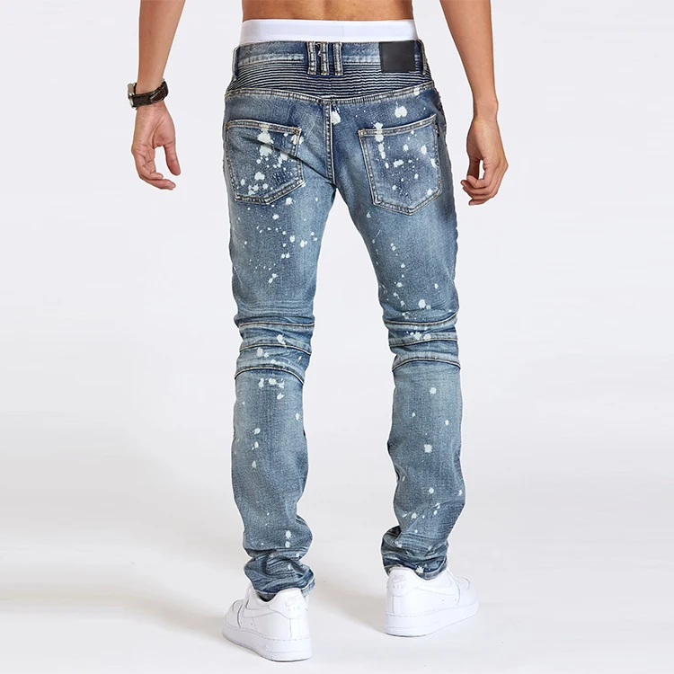 paint splash mens jeans