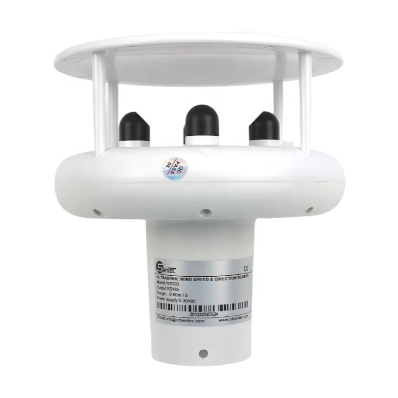 SENTEC WS303 Wind and Direction Sensor Wireless Wind Sensor Meter Ultrasonic Wind Speed Direction Sensor Weather Station
