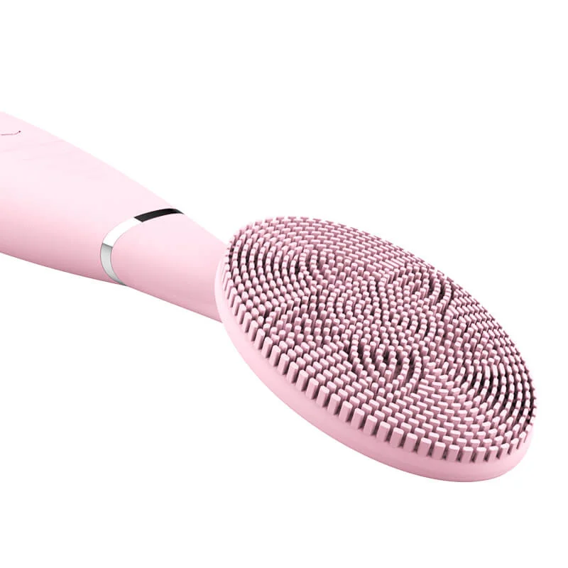 PSB adjustable speed electric vibrating exfoliator facial silicone sonic face cleansing brush scrubber