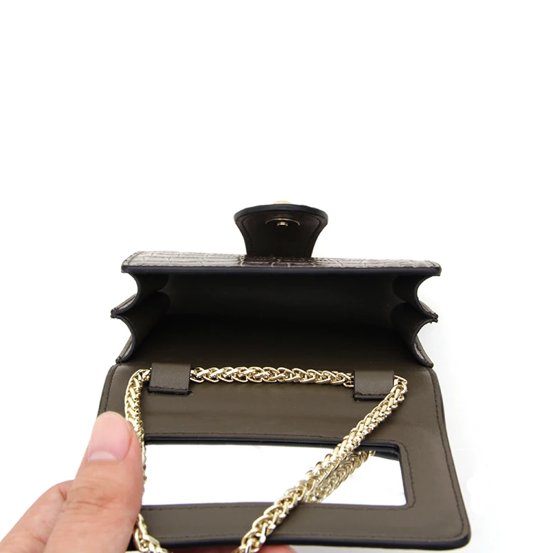 Тонкий кошелек с технологией rfid, ручная работа, кросс-боди, помада, косметичка, держатель для карт, мини-сумка с маленьким