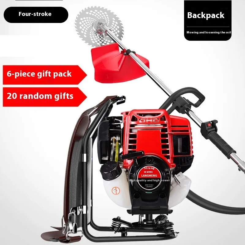 Tebak Professional Gasoline 4-Stroke Backpack Brush Cutter GX35 Multi Function Grass Cutter 9 in 1 Tree Cutter Mini