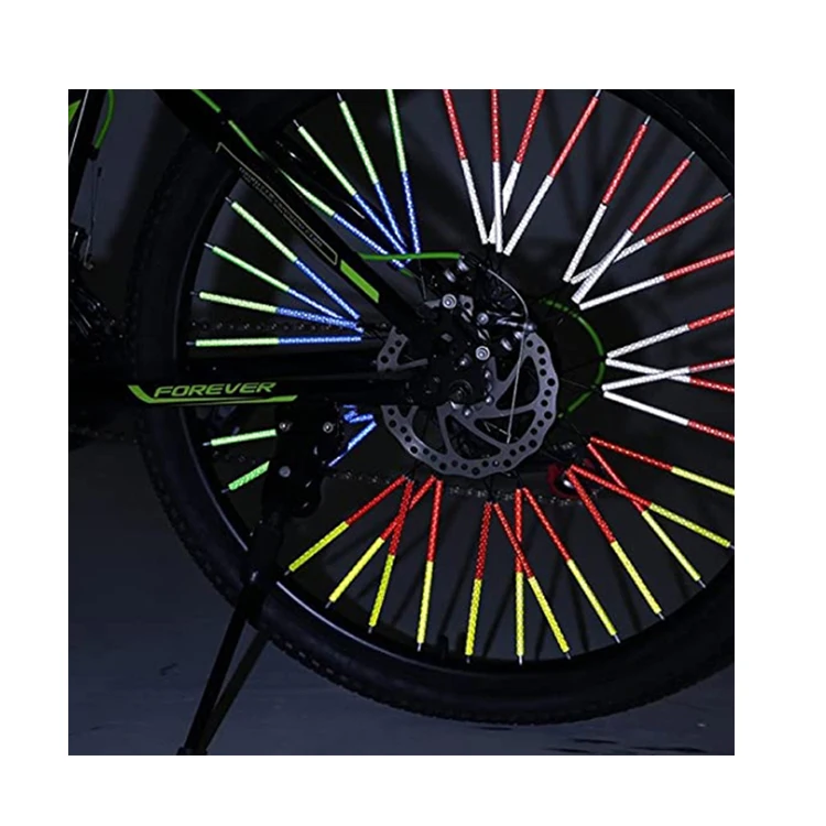 【新品未使用】自転車　反射板　70個　ホイール　リフレクター　スポーク　サイクル Amazon.co.jp: Saitrewed 自転車スポーク用反射板 72本入り 80mm