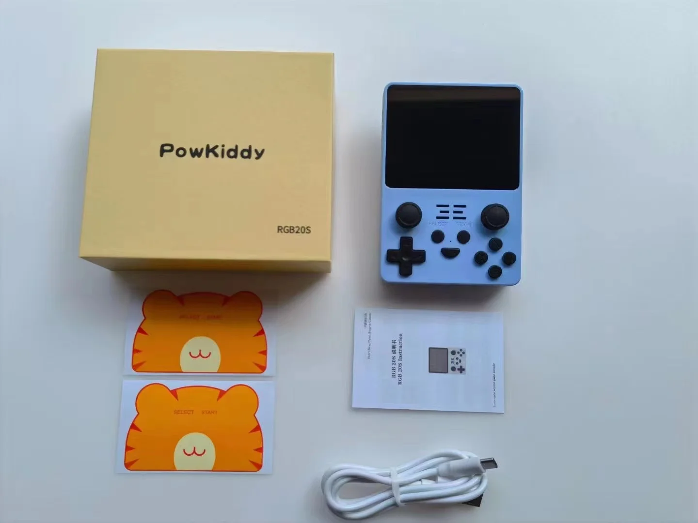 Портативная портативная игровая консоль Rgb20S с 3 5 дюймовым экраном двойным рокером детские