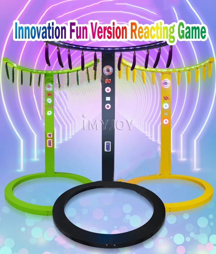 Fast Reaction Catch Stick Game Kit - Challenge Coin Operated