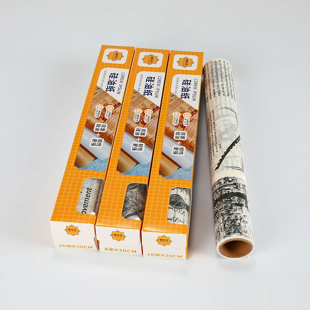 30cm X 10m Parchment Paper Roll Paper Oil-absorbing Heat-resistant