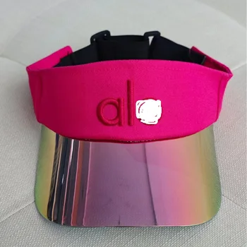 A79 AL Gradient hat extended visor hat UV protection hard top flapper empty top visor hat Allo Yoga