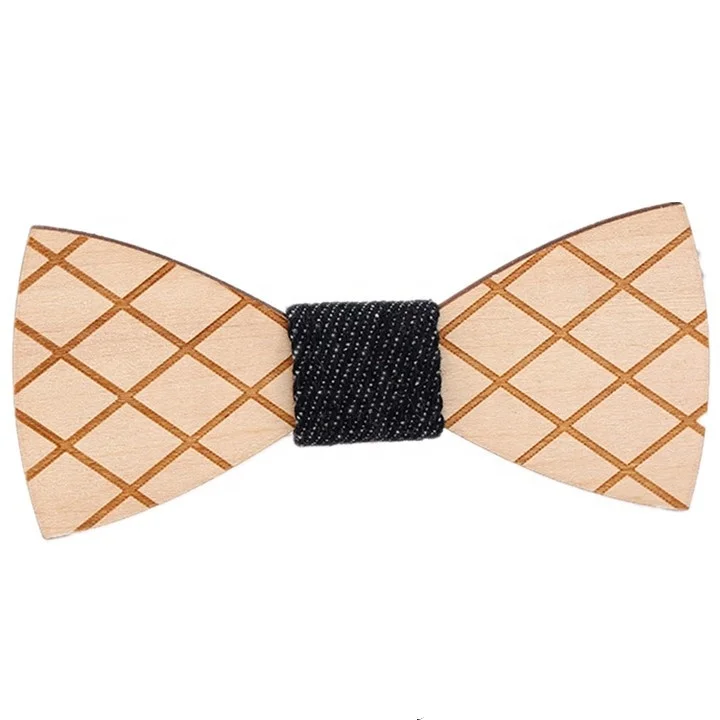novelty handmade wooden bow ties for men wedding party - buy