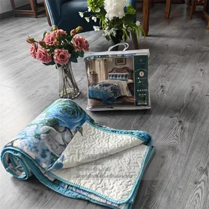 Wholesale 2026 Good Quality 300tc Polyester King Size Quilted Embroidery Luxury Home Bedspread Coverlets Set