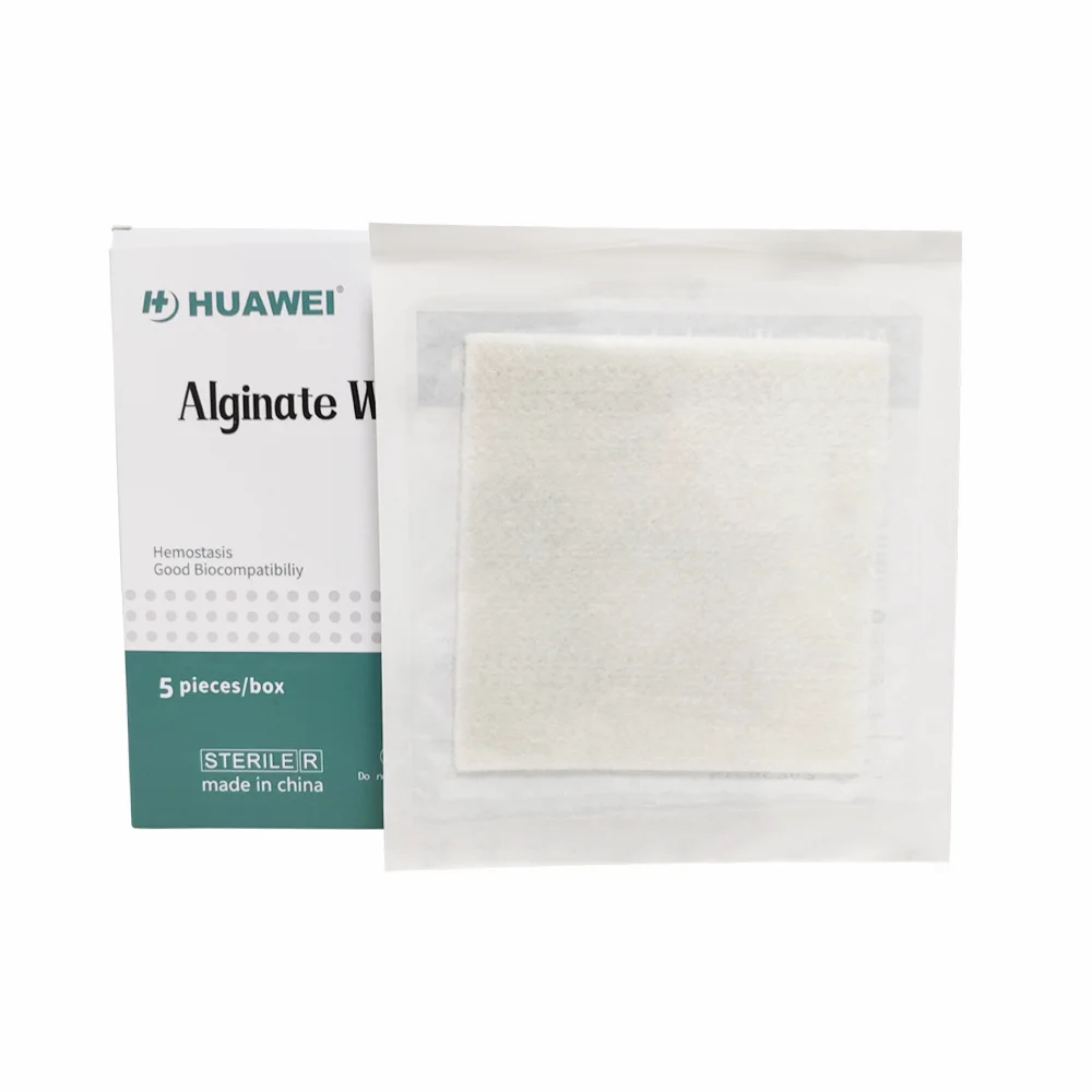 Calcium Alginate Wound Dressing Absorbent Alginate Dressing | Wound ...