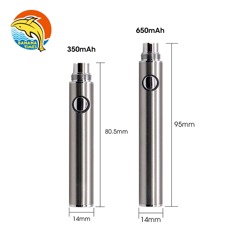 USA Farm original 400mah/650mAh cbd cart battery rechargeable all black 510 pen battery