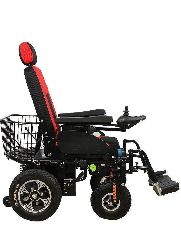 Electric Wheelchair Single Hand Crank Operation Elderly Mobility ...