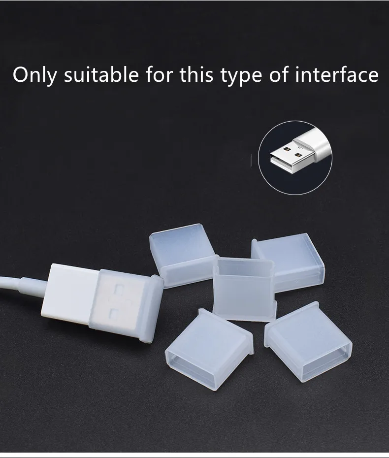 Пластиковая противопылевая пробка USB типа «папа» с большим корпусом USB PE ca, защитные крышки, бытовая электроника для портативной клавиатуры вентилятора