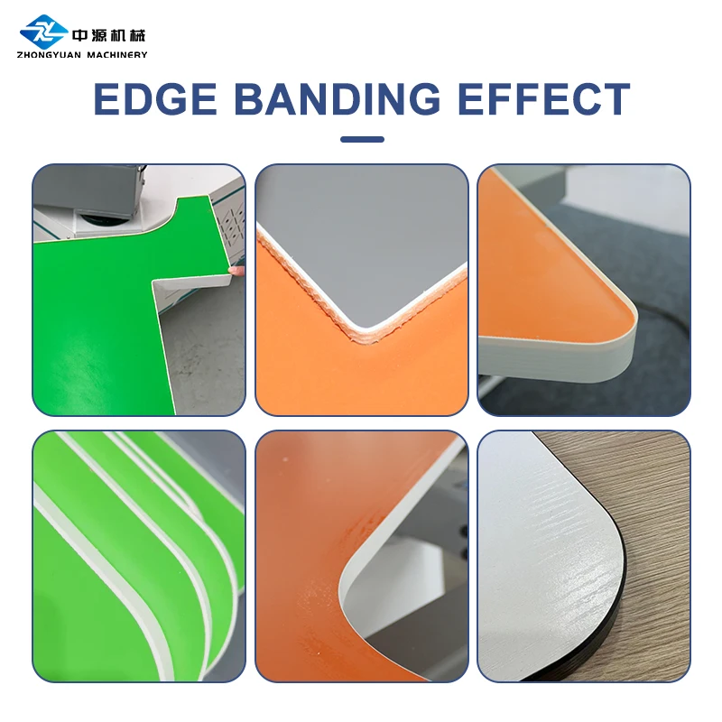 High Quality Curve Edgebander Edge Trimming Machine Woodworking Pvc Automatic Curve Edge Banding Machine with Trimmer