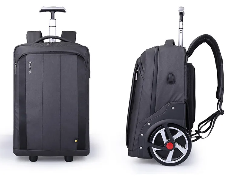 50l Large Capacity Men Business Travel Wheeled Backpack Trolley Wheel ...