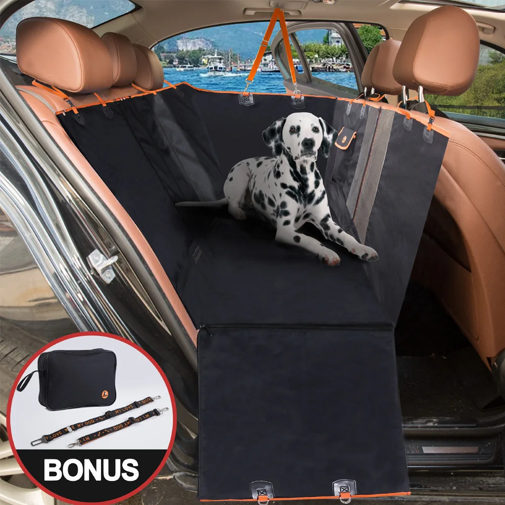 Stain Resistant Dog Car Hammock Waterproof Dog Seat Cover for Back Seat  with Mesh Window - China Dog Bed and Pet Bed price