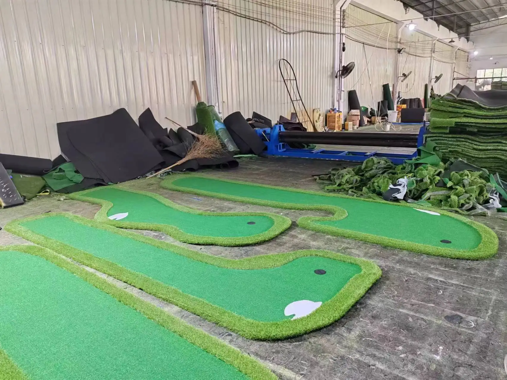 PGM GL006 Custom Mini Golf Course Artificial Grass Putting Green Mat Practice Golf Putting Green