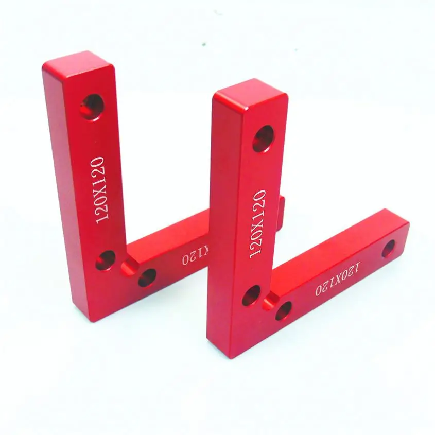 TEBAK W-22 Carpenter's Tool Woodworking Tools Ruler 90 Degree Aluminium Alloy Positioning Squares Right Angle Ruler