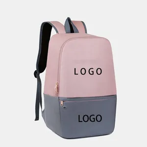 Hot Sale Large Capacity Color Blocking Schoolbag Laptop Backpack Waterproof for Daily Use-for School Travel and Leisure Outdoors