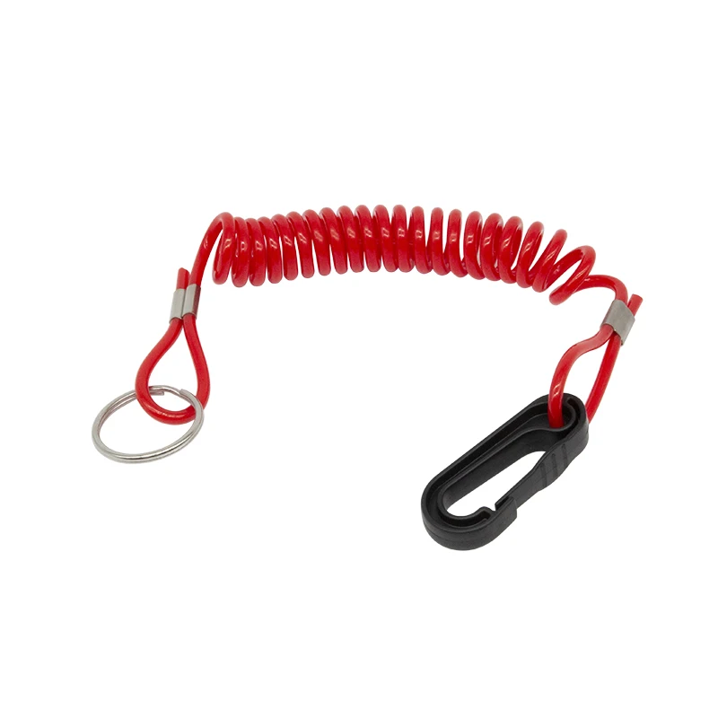 Colorful Retractable Steel Wire Rope Tool Lanyard For Boat Safety ...