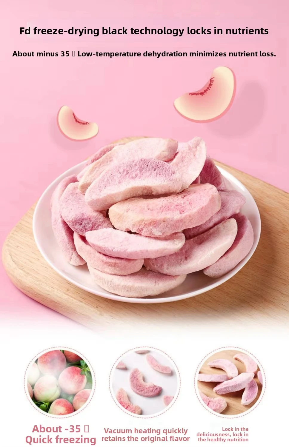 China Freeze Dried Peach Slices Factory | Bulk Wholesale Hae741bb5a3d14bd28ae0841c96c8846c1