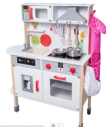 Новый дизайн 2020, деревянная большая вода, деревянная кухня с подсветкой и звуком, игровой набор игрушек для детей