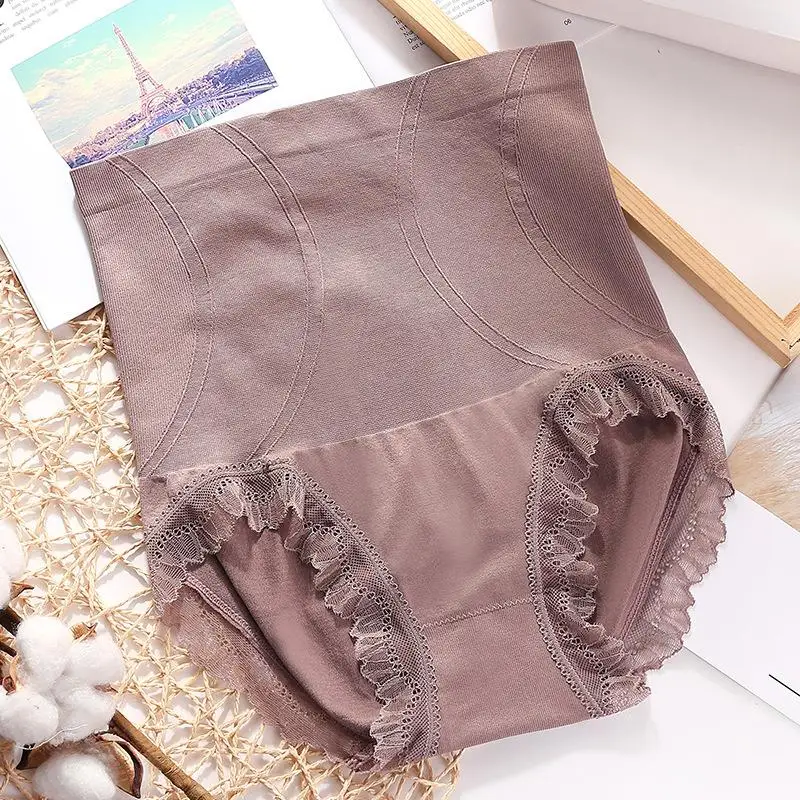 seamless high-waisted postpartum panties bunches waist