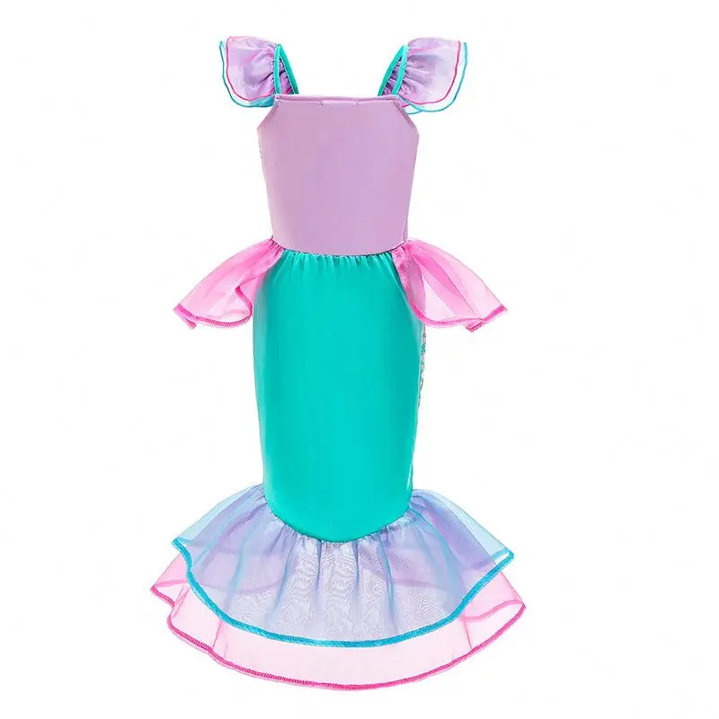 mermaid kids dress Cotton Kids Mermaid Dress 3