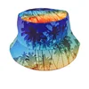 Blue coconut tree