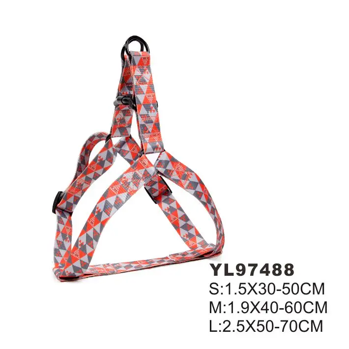 2019 цветок печати цветок трафика Contral ручка красочные ПВХ удобный регулируемый прочный поводок для собаки