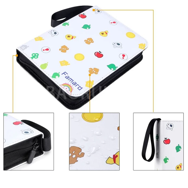 Small Pockets Card Binder Holder Compatible with Mini Animal Crossing  Amiibo Cards, NFC Tags Game Cards