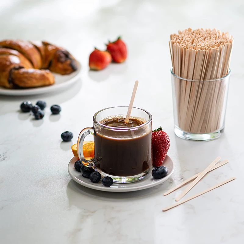 Одноразовые мешалки для напитков