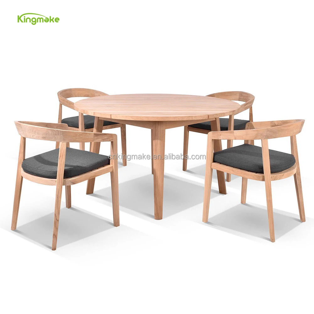 Outdoor 4 Seater Table Set Patio Garden Furniture Balcony Patio Set