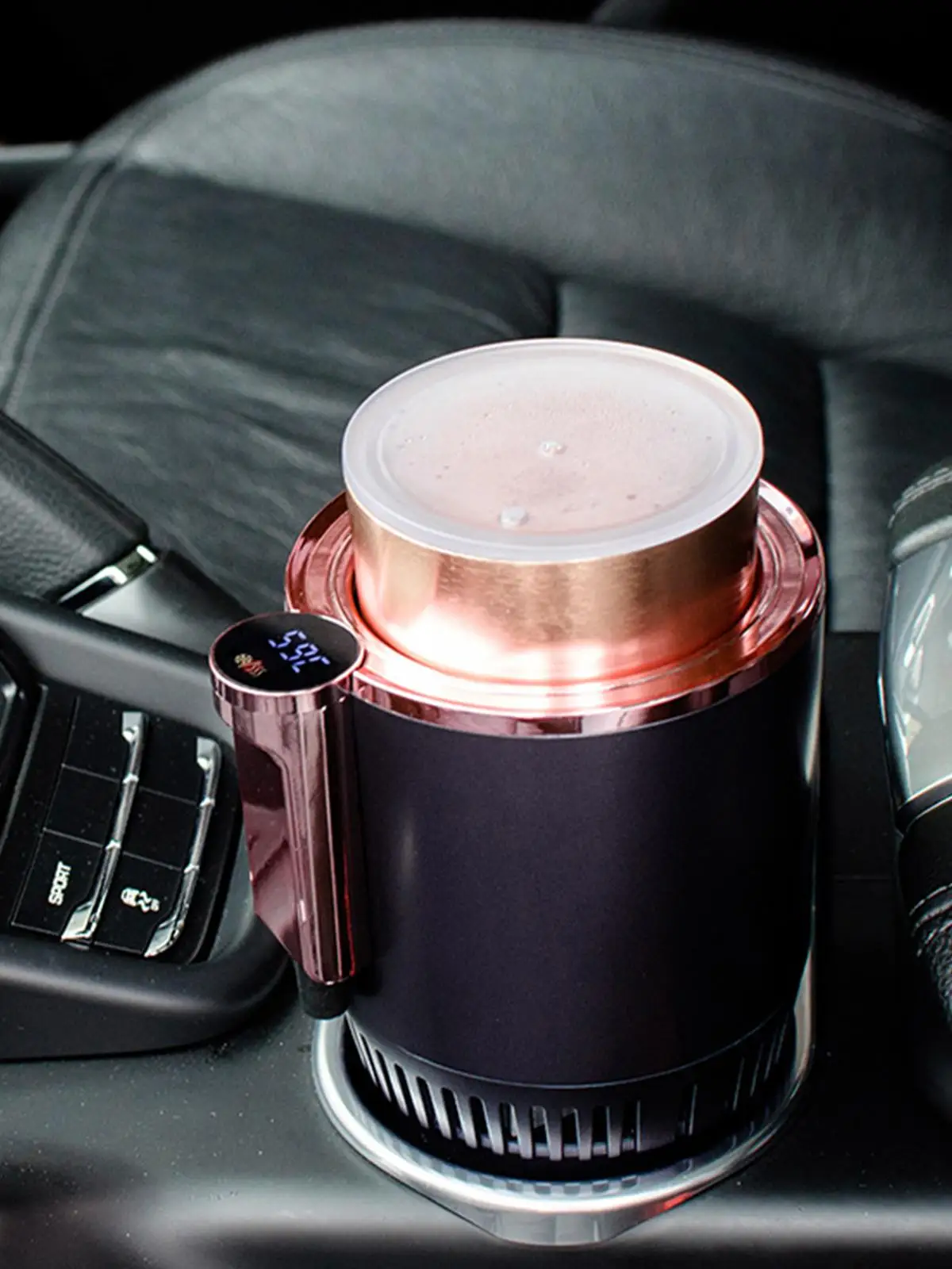 Hot Selling Auto Hot Cold Holder Car Coffee Warmer Cooler Cup Heating Smart Control Electric Mug Drink Holder