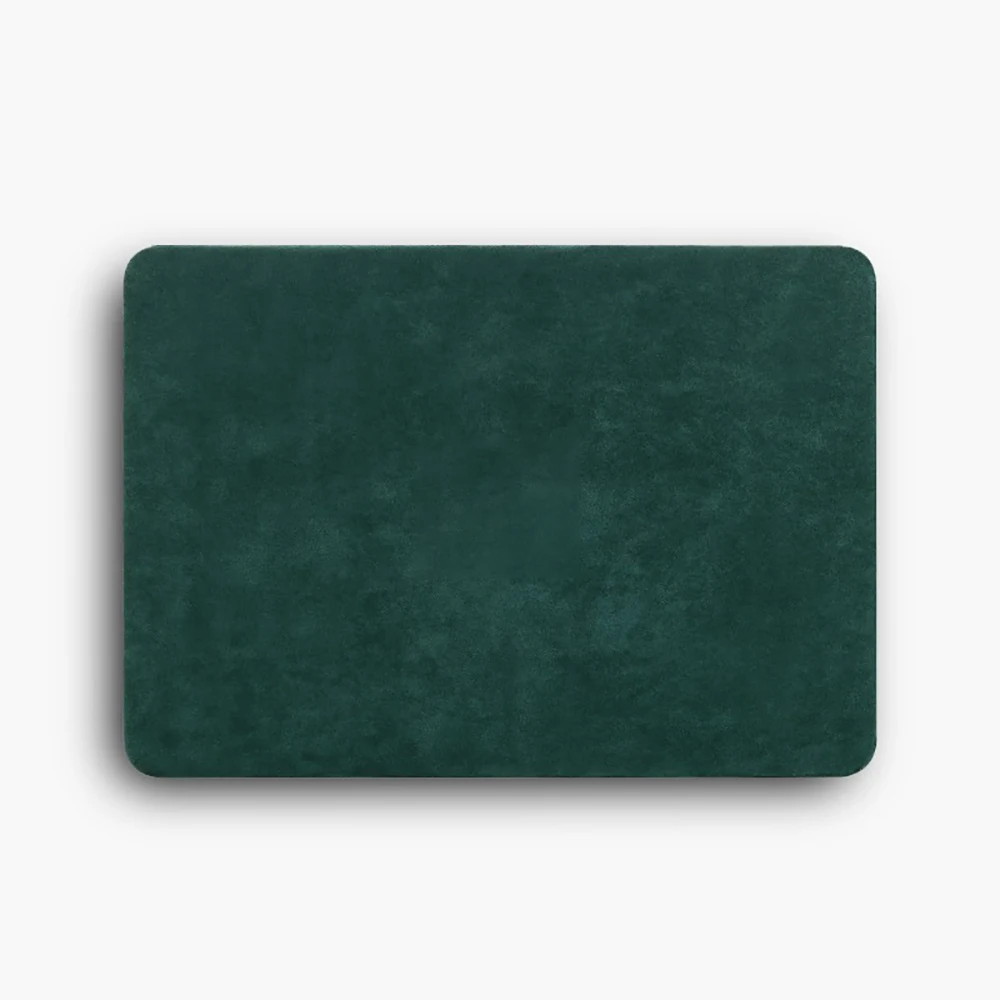 product laudtec pu leather wood grain laptop case skin pu leather hard shell cover for mac book air 13 2025-2