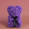 Purple rose bear