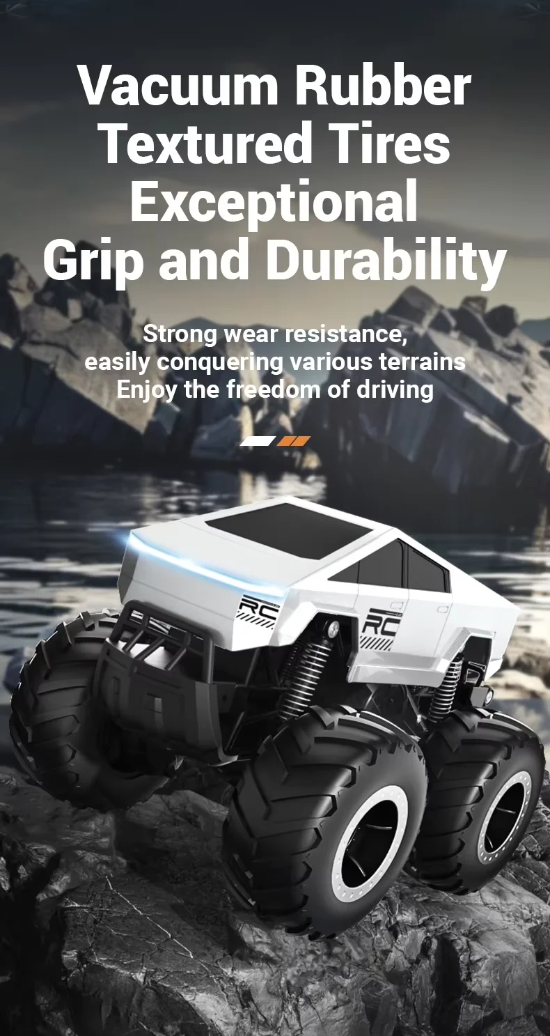Amphibious Bigfoot Cybertruck RC Truck