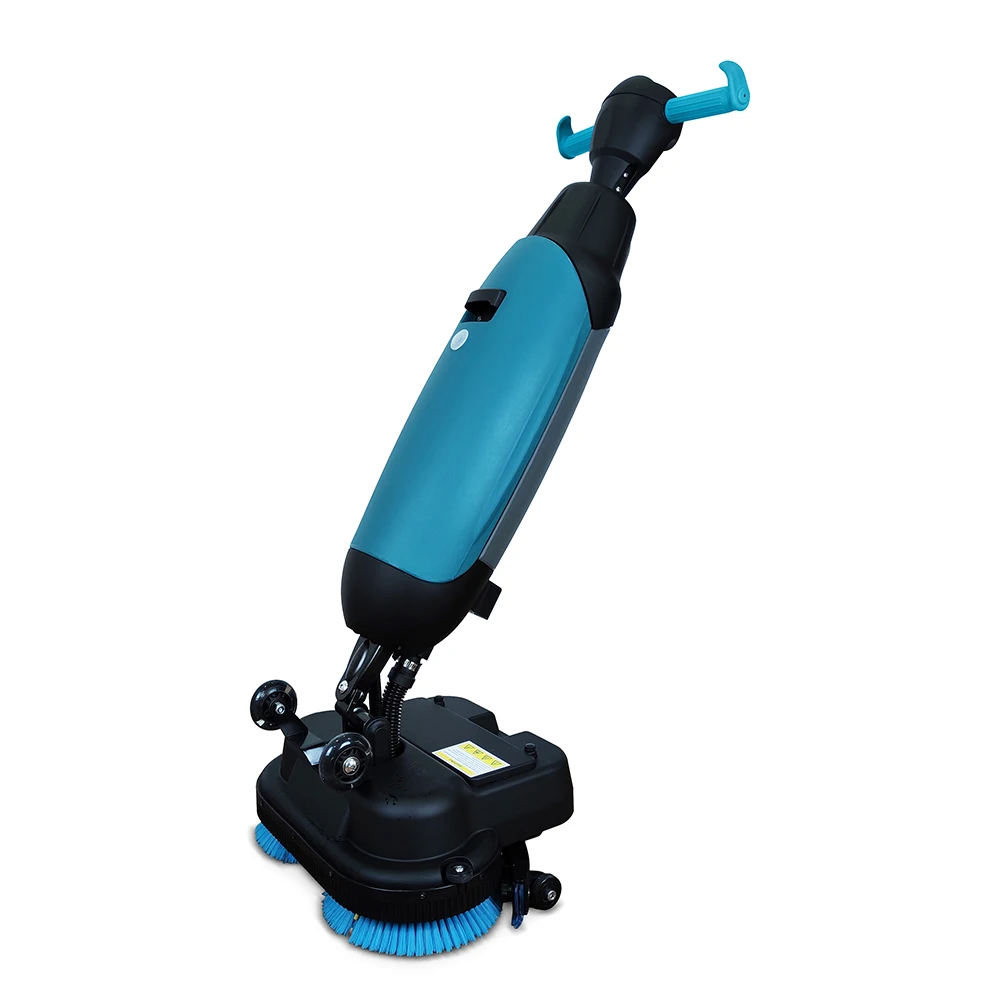 Walk Behind Battery Cleaning Machine Electric Floor Cleaning Scrubber