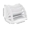 Arc-shaped wavy file rack