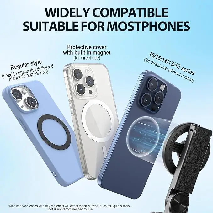 4 in 1 Multifunctional Magnetic Selfie Stick 360 Degrees Rotation Portable Extendable Mag Tripod for Video Recording Vlog Pocket