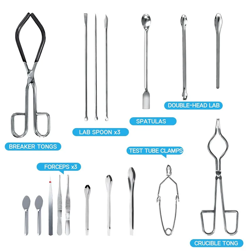 Pistro Labor-Tiegelzange Aus Eisen – 23,5 Cm Lang, 13 Cm Spannweite, Ideal Für Schule, Labor & Schmuckherstellung