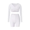 Top+Shorts White