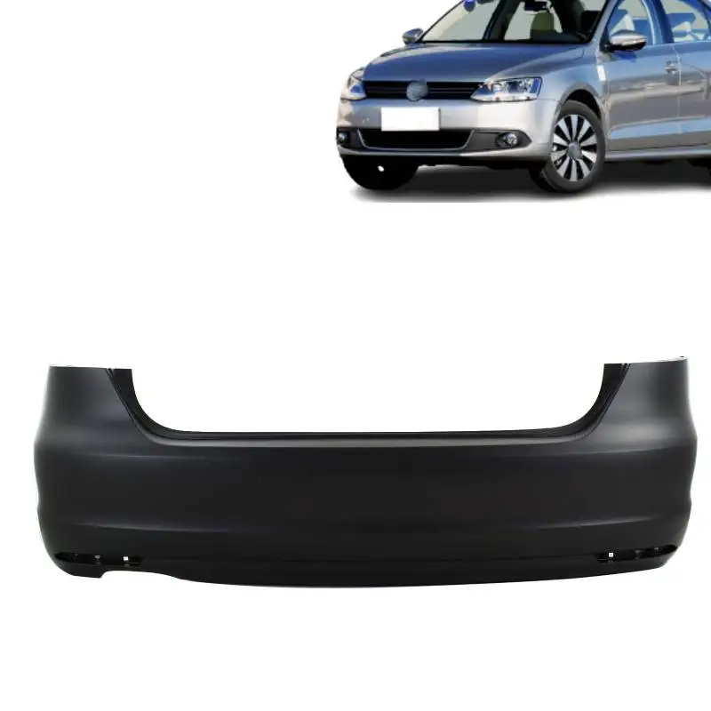 Sedan rear Bumper Cover For VW Volkswagen Jetta 2012 2013 2014 rear bumper with W/o Parking Aid Sensor & Tow Hook Holes